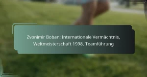 Zvonimir Boban: Internationale Vermächtnis, Weltmeisterschaft 1998, Teamführung